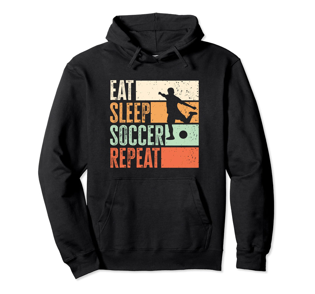 Eat Sleep Soccer Hoodie - Aesthetic Graphic Unisex