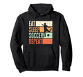 Eat Sleep Soccer Hoodie - Aesthetic Graphic Unisex
