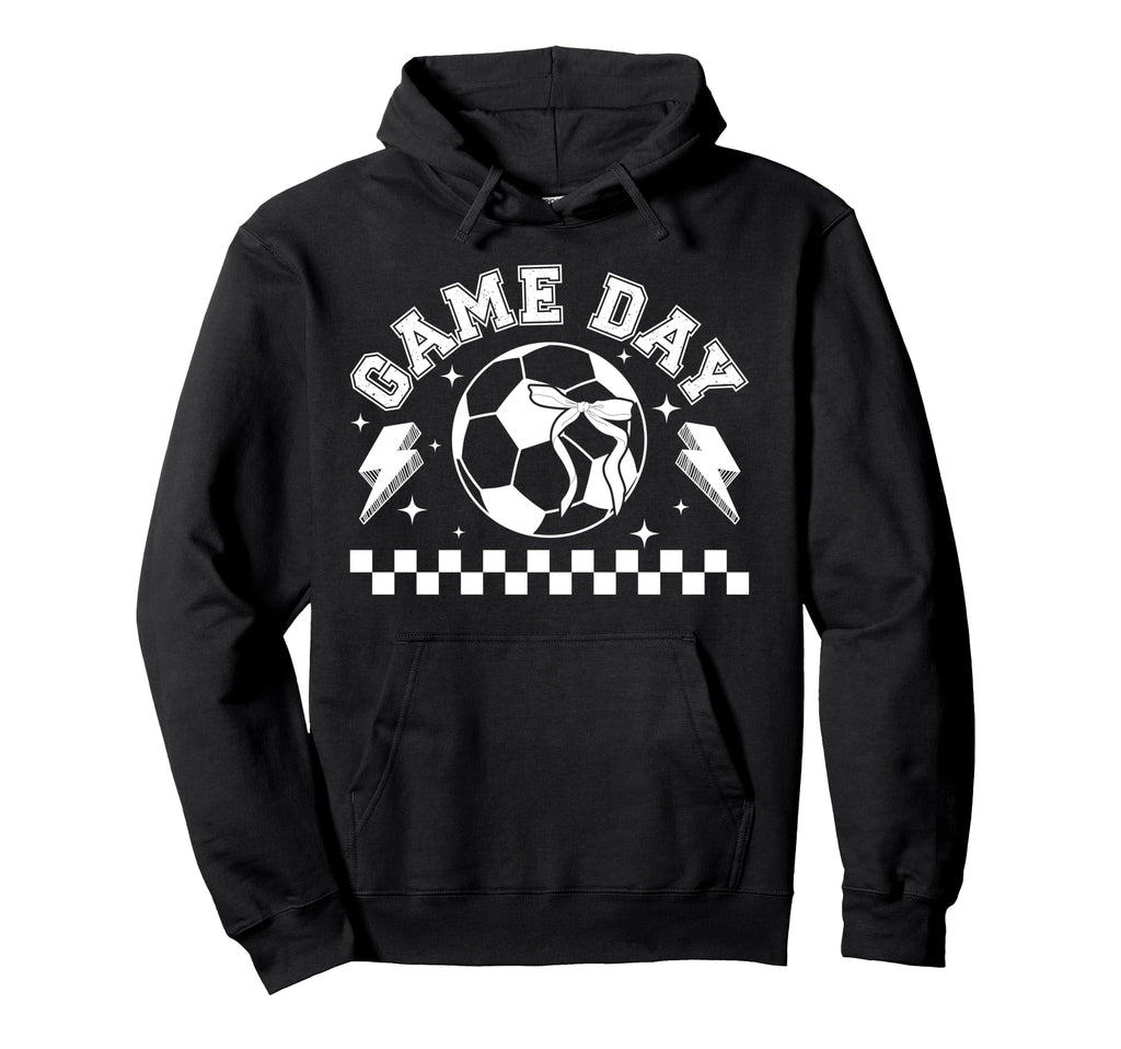 Soccer Game Day Coquette Game Day Hoodie - Casual Everyday Wear Men Women