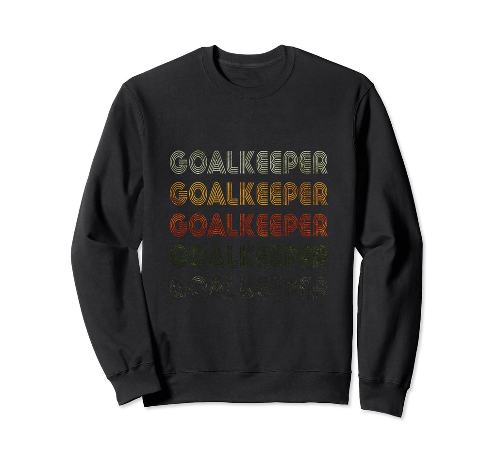 Love Heart Goalkeeper Grunge Black Sweatshirt - Trendy Graphic Men Women
