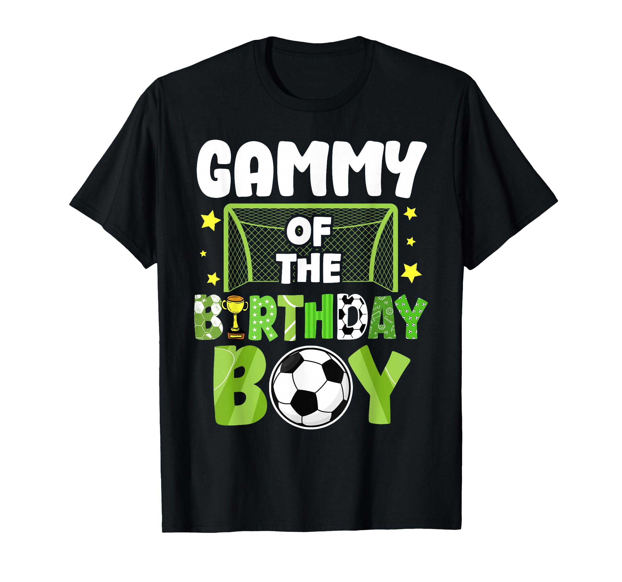 Soccer Gammy Birthday Party Family Matching T-Shirt - Trendy Graphic Unisex
