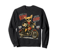 Chihuahua Motorbike Love Footbal Sweatshirt - Streetwear Style Men Women