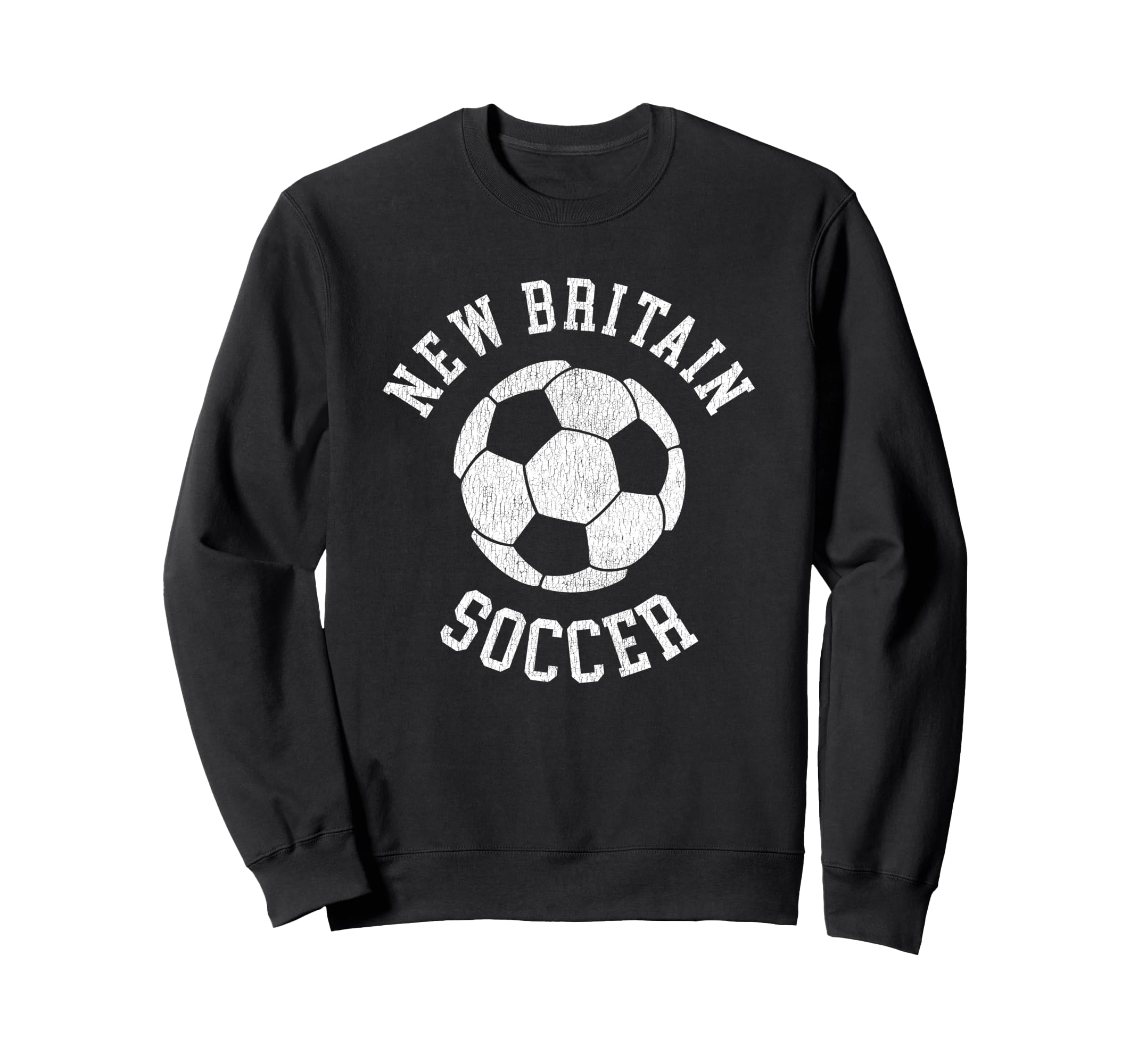 New Britain Soccer Distressed 90S Sweatshirt - Streetwear Style for Adults