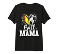Ball Mama Softball Soccer Ball T-Shirt - Casual Everyday Wear Men Women