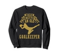 Never Underestimate Old Sweatshirt - Aesthetic Graphic for Adults