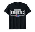 Powered Croquetas Cuban Flag Pride T-Shirt - Unique Graphic Men Women