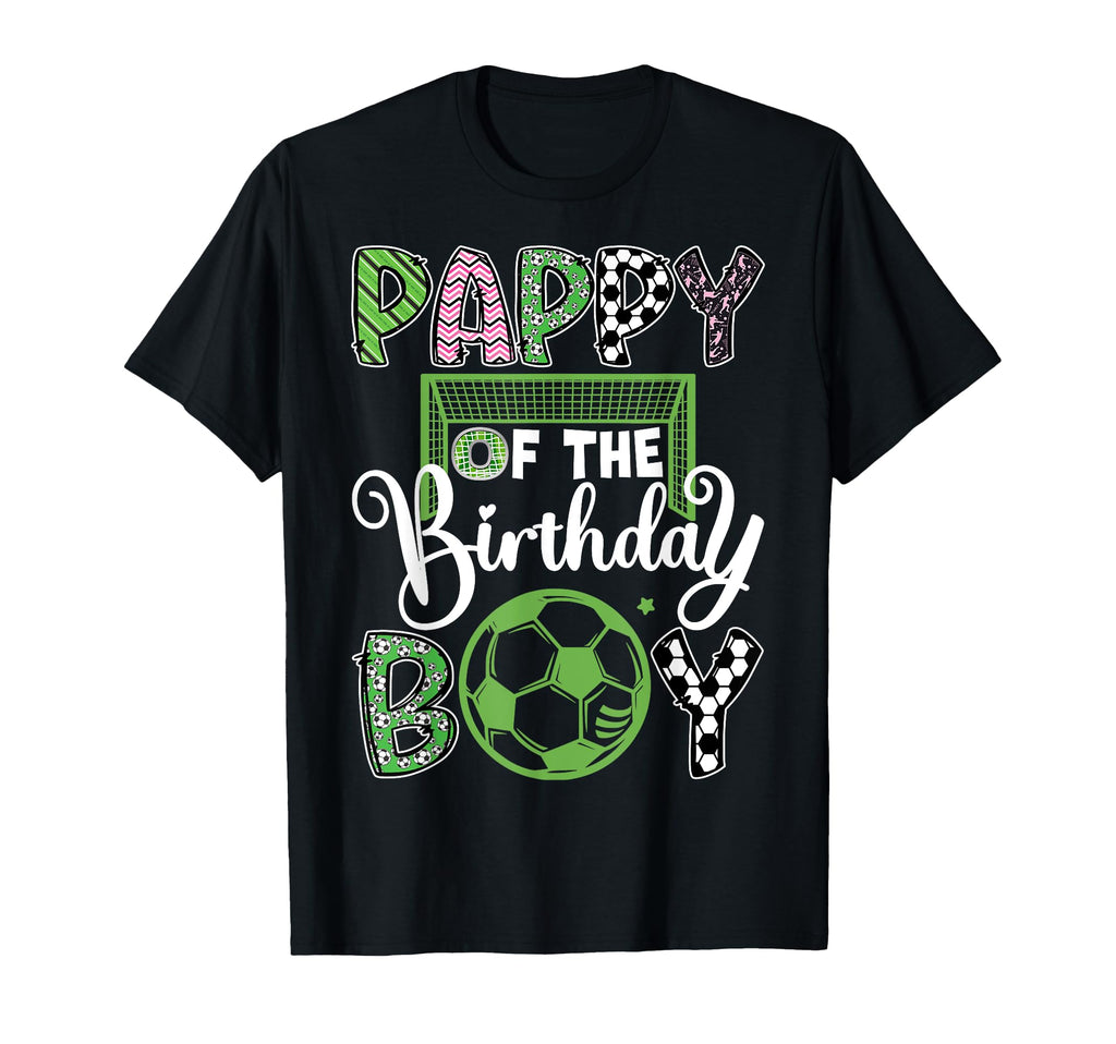 Pappy Birthday Soccer Player T-Shirt - Casual Everyday Wear for Adults