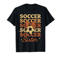 Soccer Coquette Bow Soccer Sister T-Shirt - Aesthetic Graphic for Adults