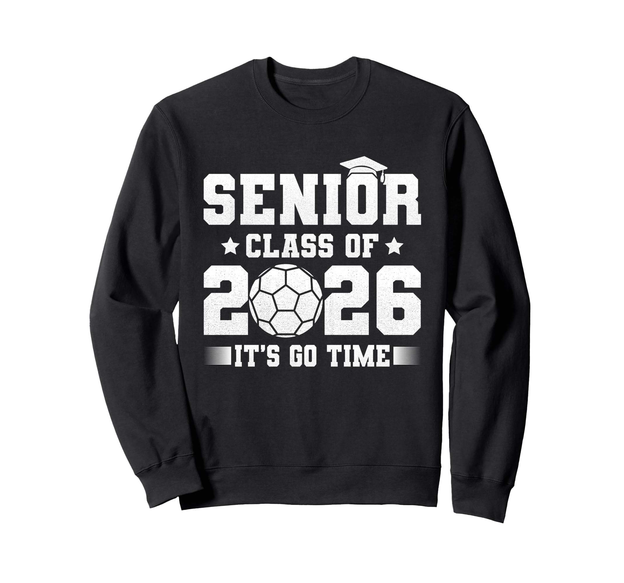 Senior Class 2026 Soccer Sweatshirt - Casual Everyday Wear for Adults