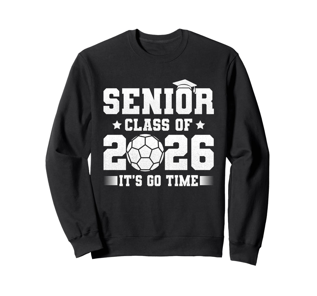 Senior Class 2026 Soccer Graduation Sweatshirt - Unique Graphic for Adults