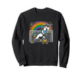Unicorn Playing Soccer Goalie Keeper Sweatshirt - Novelty Apparel Unisex