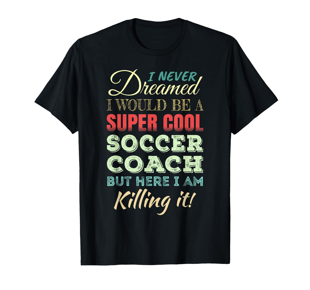 Soccer Coach Funny Gift Appreciation T-Shirt - Minimalist Print Unisex
