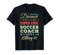 Soccer Coach Funny Gift Appreciation T-Shirt - Minimalist Print Unisex