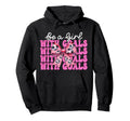 Be Goals Soccer Coquette Bow Hoodie - Aesthetic Graphic Unisex