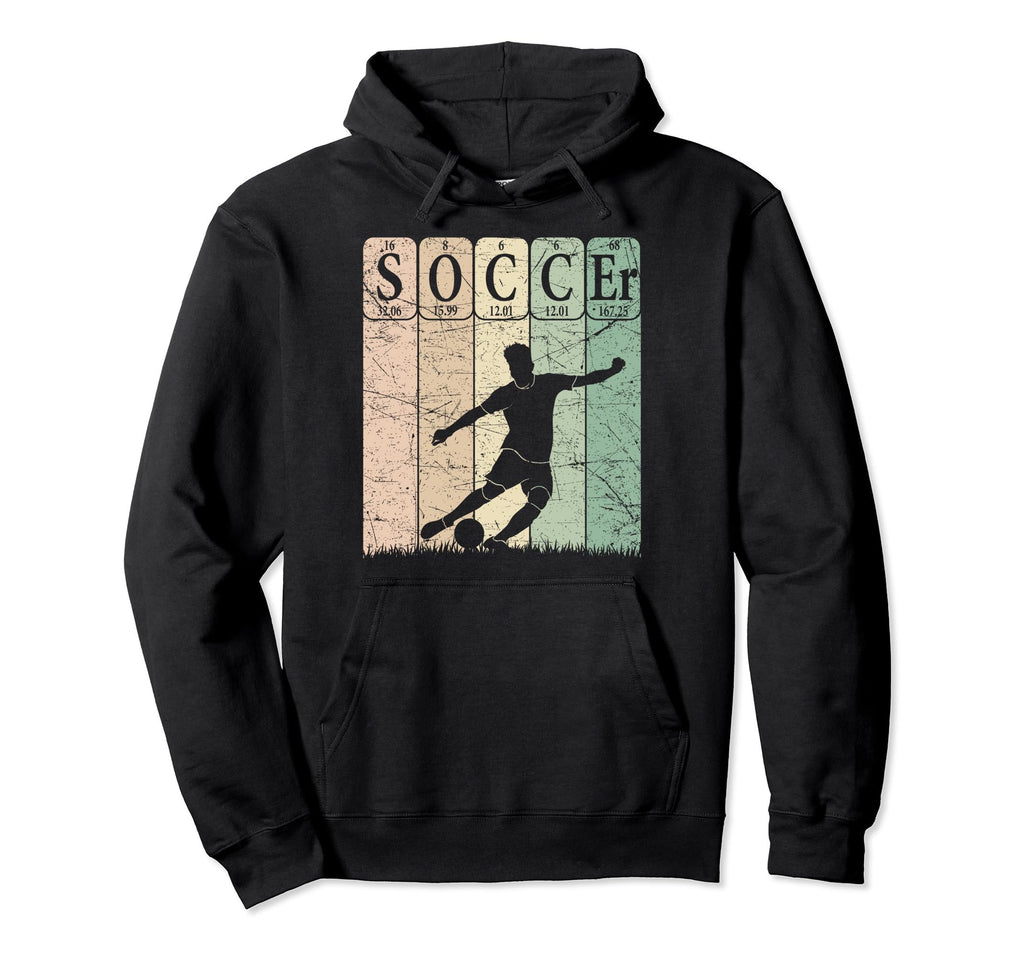 Soccer Periodic Table Elements Soccer Hoodie - Trendy Graphic for Adults