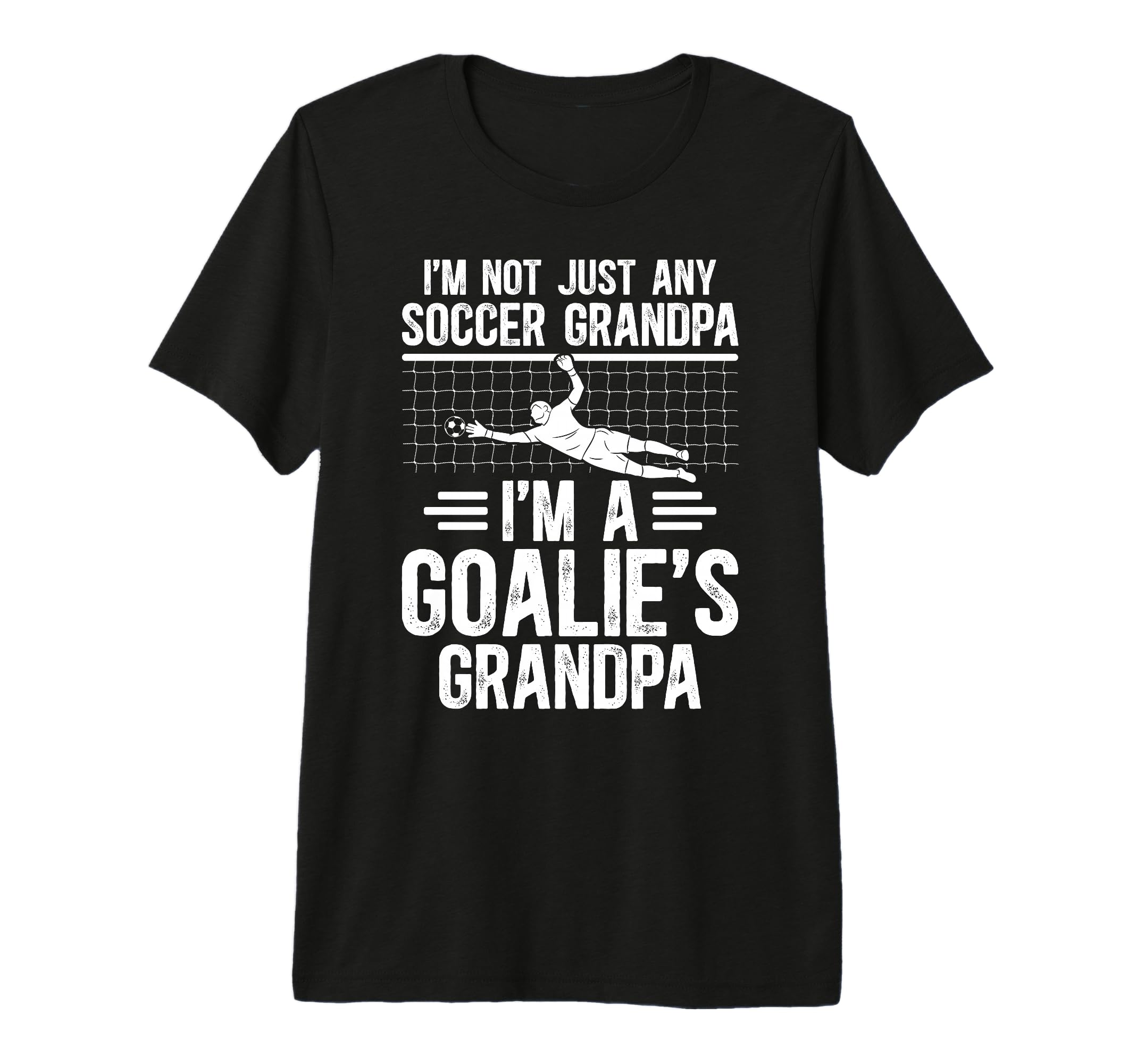 Mens Im Soccer Goalie Grandpa Soccer T-Shirt - Streetwear Style for Adults