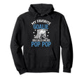 Favorite Ice Hockey Goalie Pop Pop Hoodie - Streetwear Style for Adults