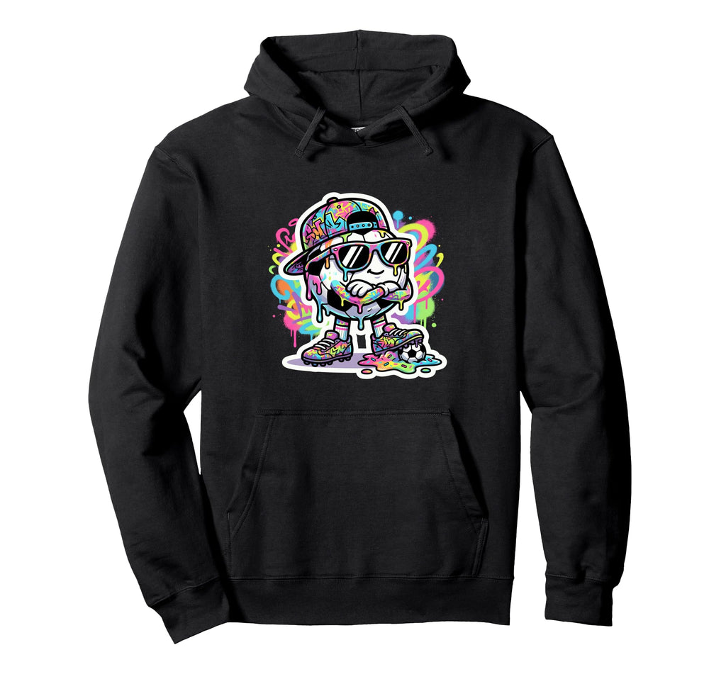 Soccer Ice Cream Drip Soccer Stuff Hoodie - Unique Graphic for Adults