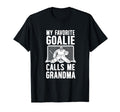 My Favorite Hockey Goalie Grandma T-Shirt - Unique Graphic for Adults
