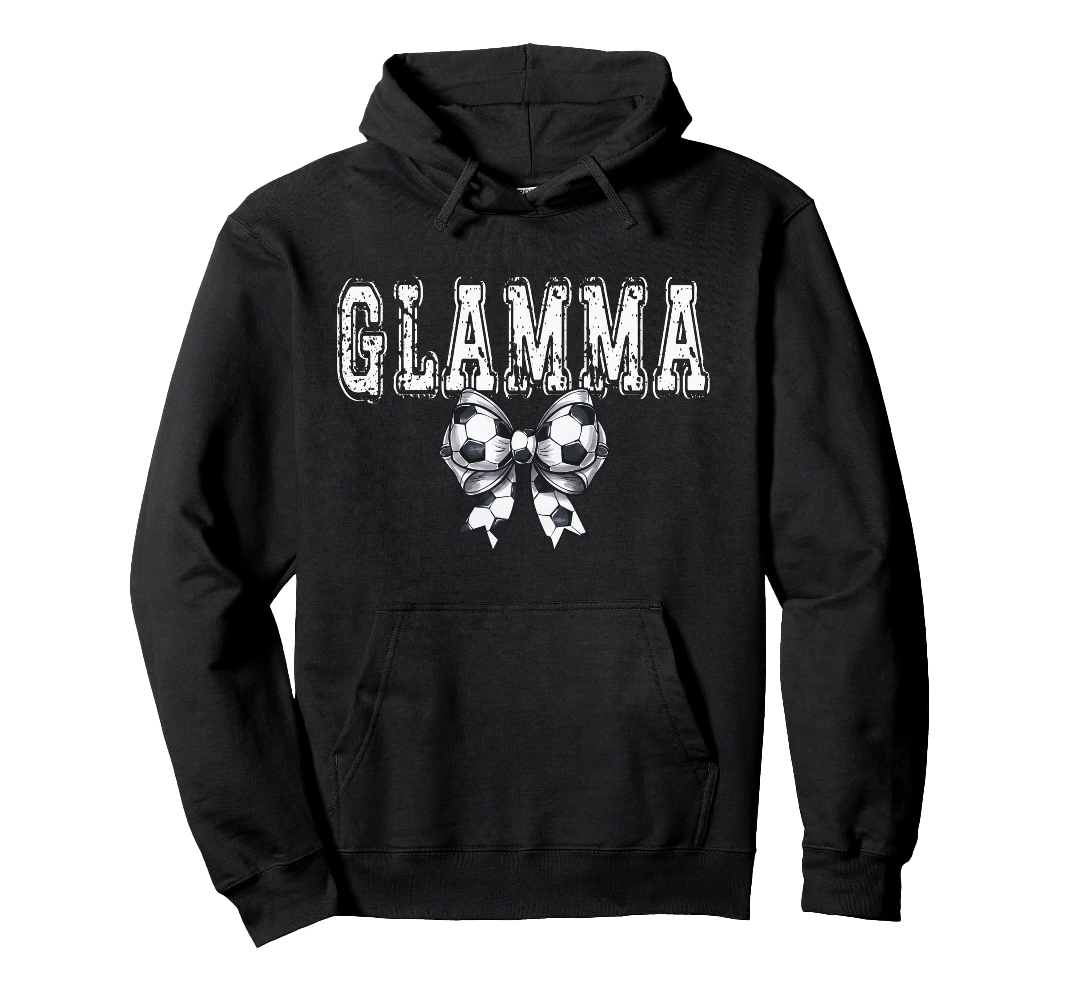 Coquette Soccer Glamma Spirit Hoodie - Fun Novelty Design for Adults
