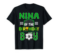 Nina Birthday Soccer Goal Family T-Shirt - Fun Novelty Design for Adults