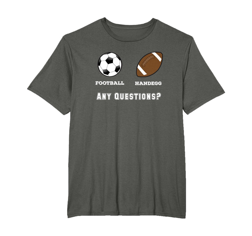 Handegg Vs Football And Soccer Funny T-Shirt - Minimalist Print Men Women