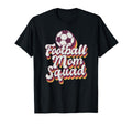 Football Mom Squad Soccer Game Day T-Shirt - Trendy Graphic for Adults