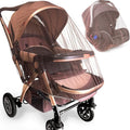 Durable Baby Mosquito Net (2 Pack) - Perfect Bug Net for Strollers, Bassinets, Cradles, Playards, Pack N Plays and Portable Mini Crib (Coffee)