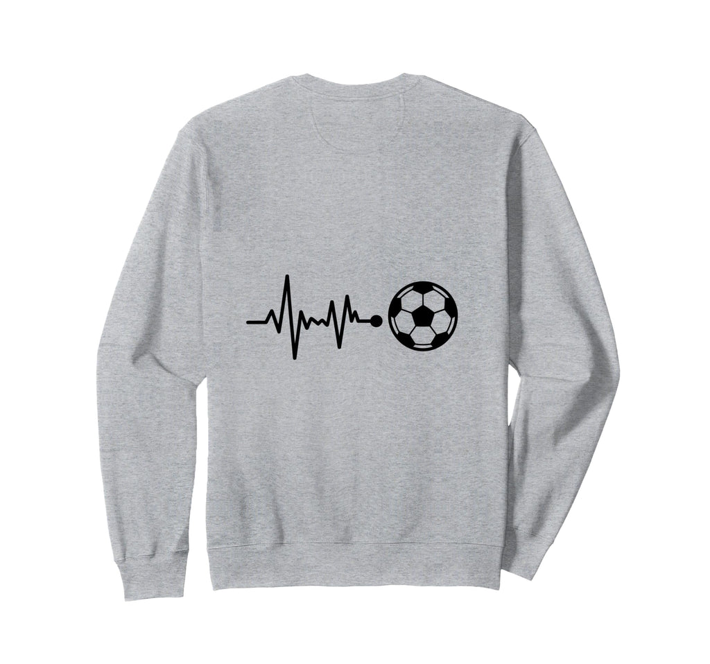 Heartbeat Soccer Ball Passion Sweatshirt - Trendy Graphic Unisex