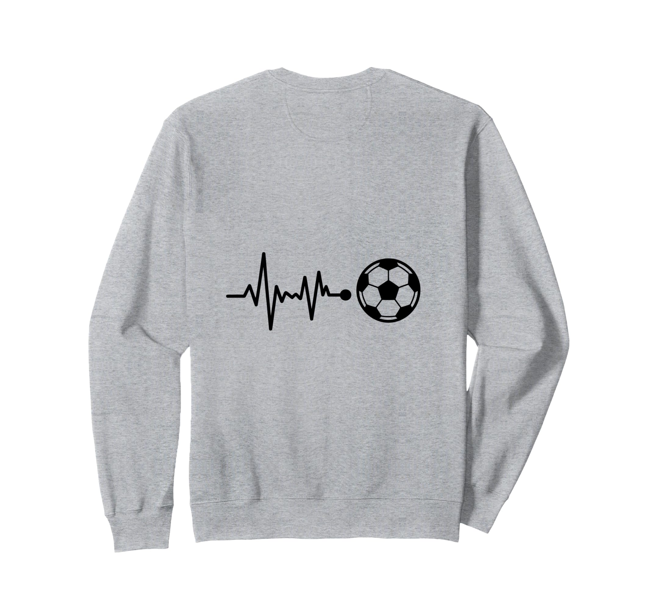 Heartbeat Soccer Ball Passion Sweatshirt - Trendy Graphic Unisex