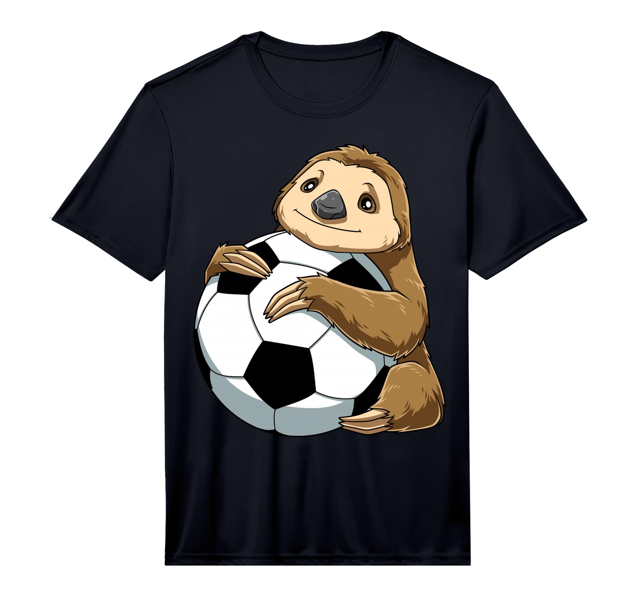 Sloth Soccer Ball Sloth Soccer Sloth T-Shirt - Unique Graphic Unisex