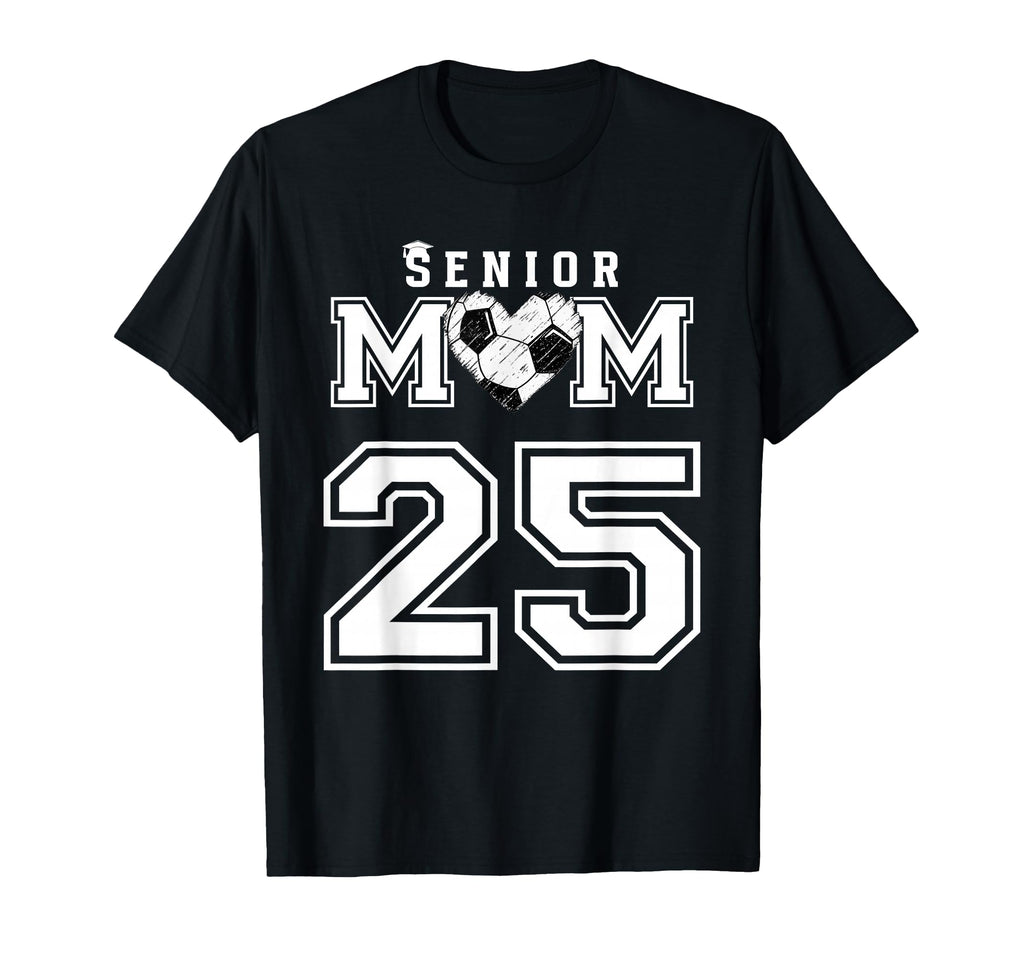 Proud Senior Soccer Mom Custom Jersey T-Shirt - Graphic Print Men Women