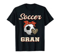 Soccer Gran Bandana Leopard Heart T-Shirt - Aesthetic Graphic for Adults