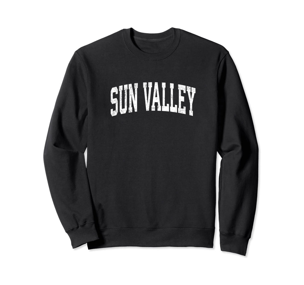 Sun Valley Idaho Id Athletic Sweatshirt - Minimalist Print for Adults