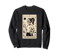 Soccer Mom Tarot Card Soccer Mama Sweatshirt - Minimalist Print for Adults