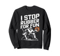 Ice Hockey Goalkeeper Saves Sweatshirt - Minimalist Print for Adults