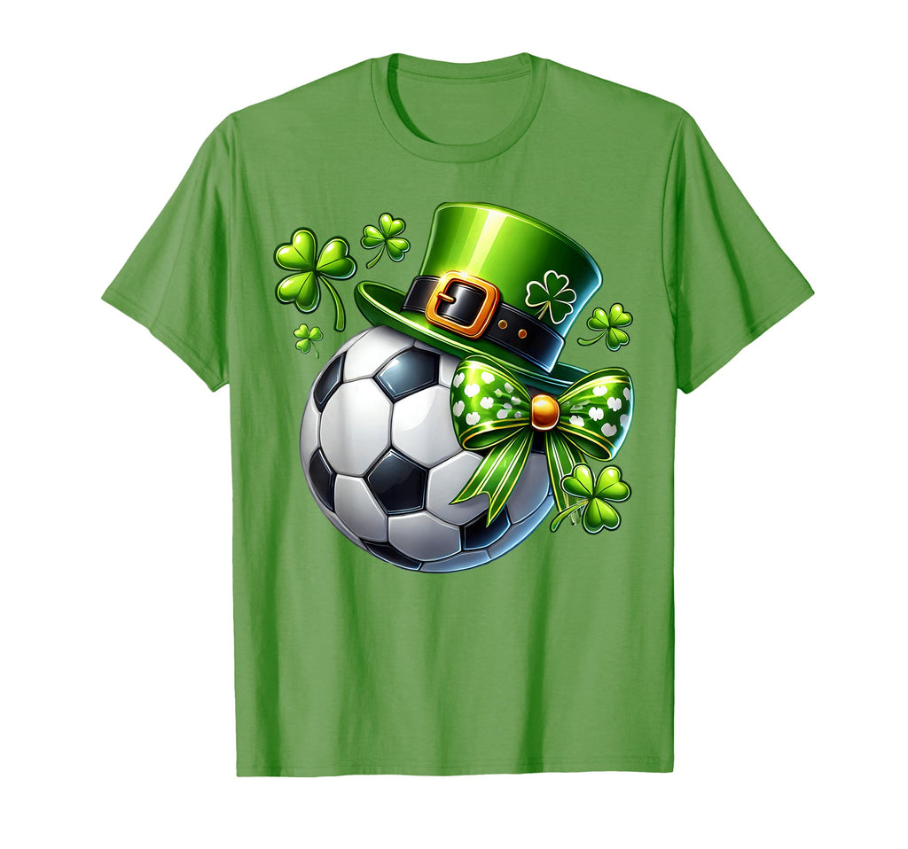 Soccer St Patricks Day Leprechaun T-Shirt - Unique Graphic for Adults