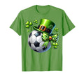 Soccer St Patricks Day Leprechaun T-Shirt - Unique Graphic for Adults