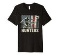 Goal Hunters Patriotic Soccer Lover Fan T-Shirt - Minimalist Print Unisex
