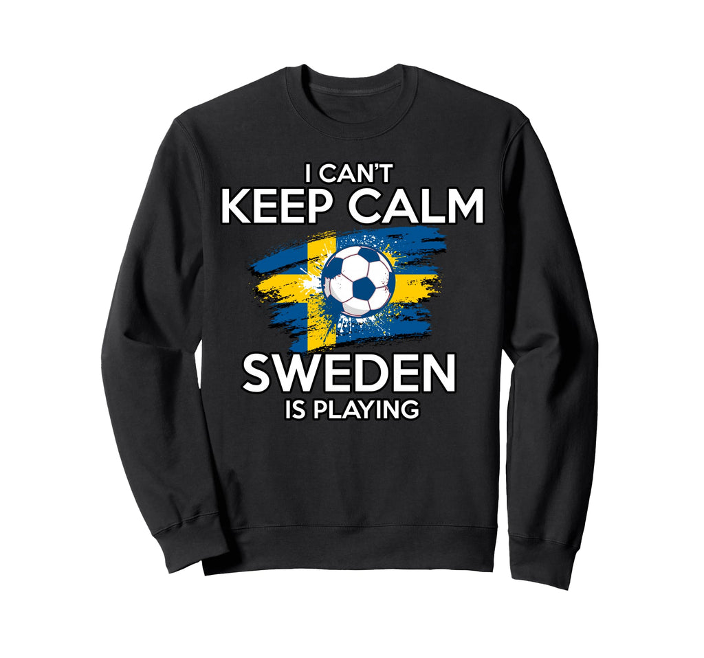 Sweden Football Fan Soccer Game Sweatshirt - Fun Novelty Design Unisex