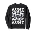 Coquette Soccer Aunt Matching Sweatshirt - Fun Novelty Design for Adults