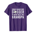 My Favorite Soccer Player Calls Me T-Shirt - Novelty Apparel for Adults