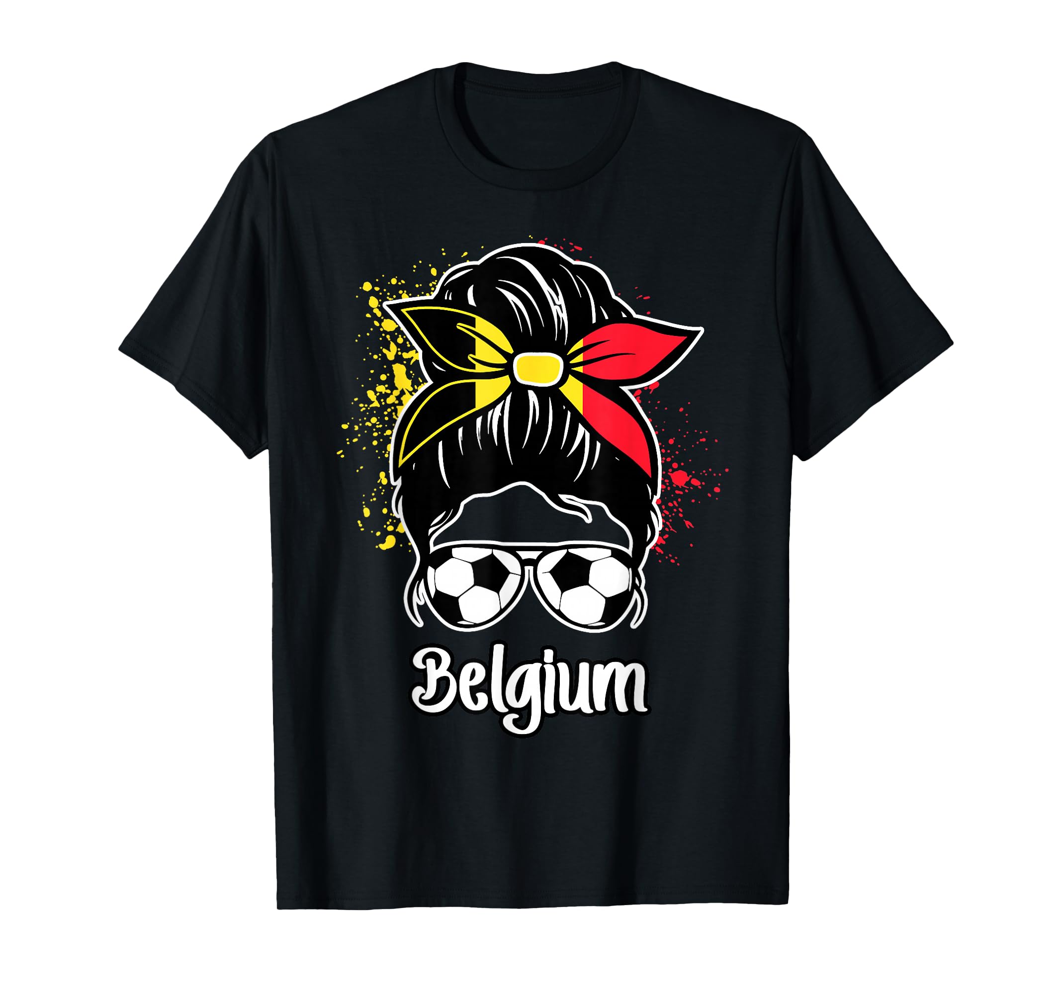 Belgium Football Game Player Soccer T-Shirt - Minimalist Print for Adults