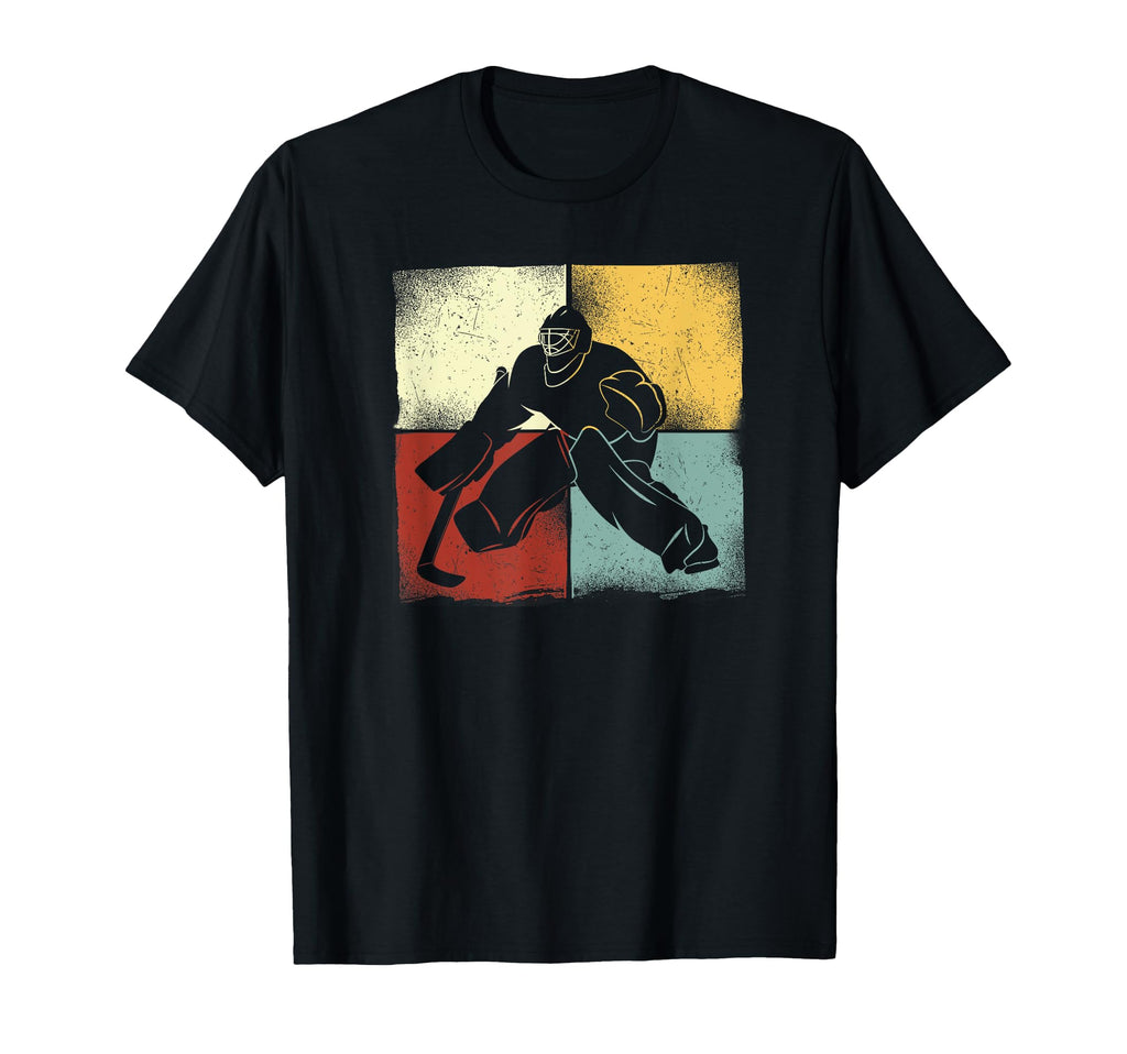 Ice Hockey Goalie Goalkeeper T-Shirt - Fun Novelty Design for Adults