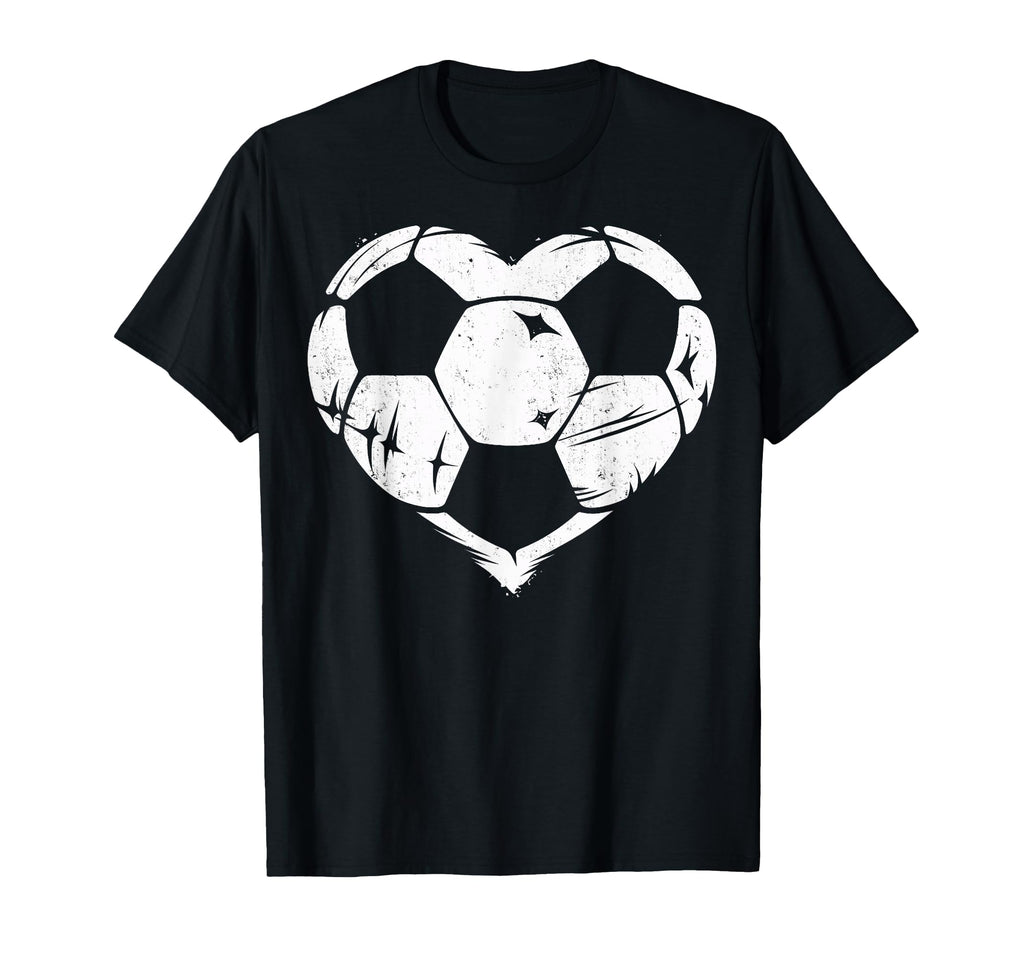 Soccer Valentines Day Heart T-Shirt - Aesthetic Graphic for Adults