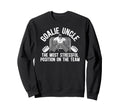 Funny Hockey Goalie Uncle Hockey Sweatshirt - Graphic Print Men Women