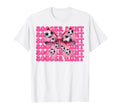 Womens Coquette Bow Ribbon Soccer T-Shirt - Aesthetic Graphic Unisex