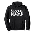 Soccer Nana Heart Grandma Nana Soccer Hoodie - Graphic Print for Adults