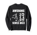 13 Year Old Birthday Soccer Sweatshirt - Novelty Apparel for Adults