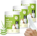 Dog Ear Finger Wipes for Dogs & Cats, 150 Count